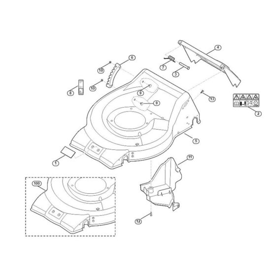 Housing for Viking MB 248.1 T