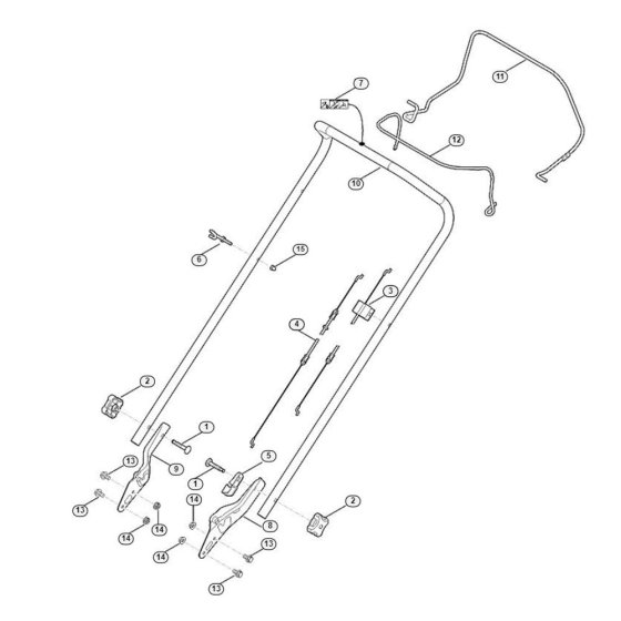 Handle for Viking MB 248.2 T