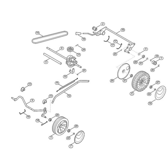 Chassis & Gear Box for Viking
