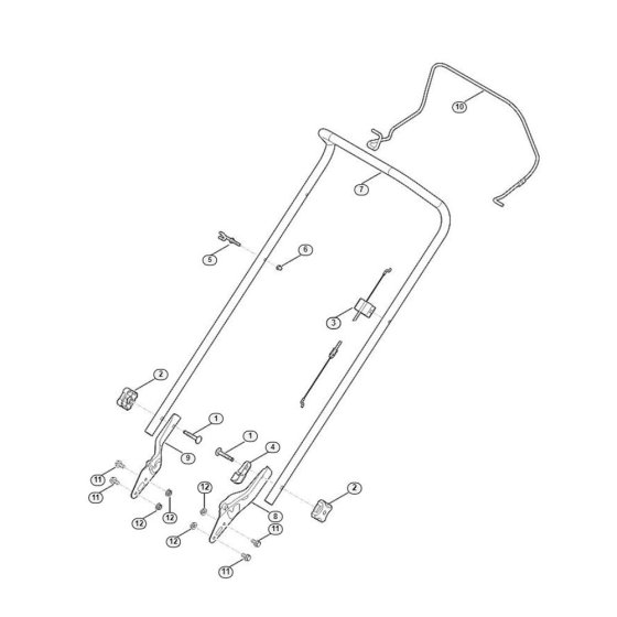 Handle for Viking MB 248.3