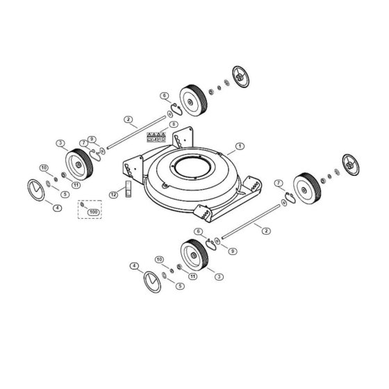 Housing Chassis for Viking MB 2 R