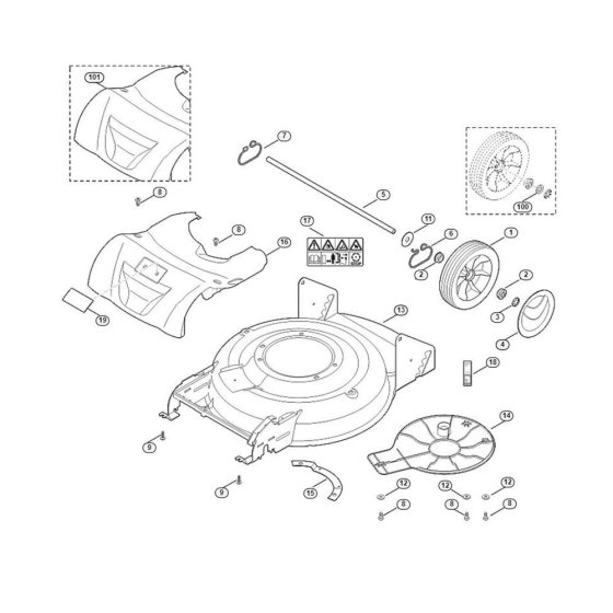 Rear Axle Housing for Viking