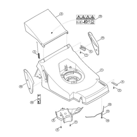 Housing for Viking MB 448.0
