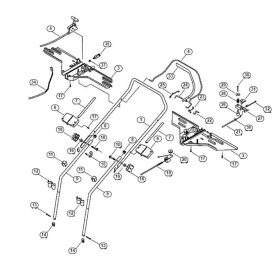 Handle-1 for Viking MB 455 M