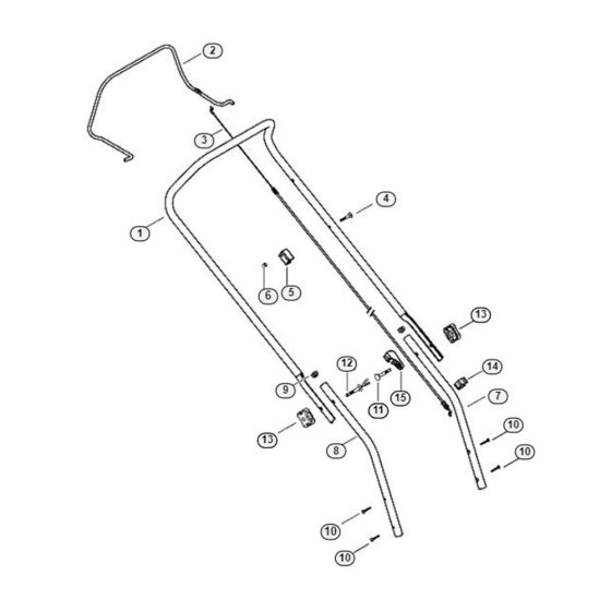 Handle for Viking MB 460