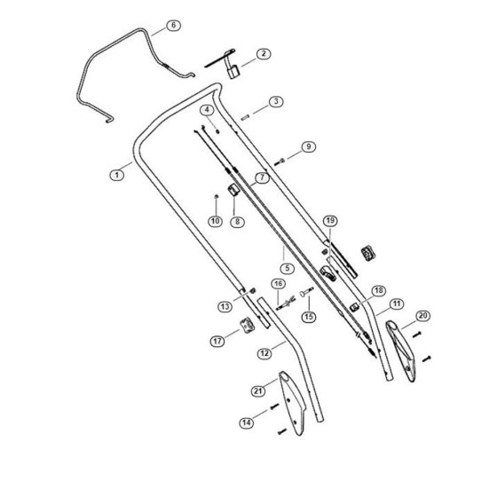 Handle for Viking MB 465