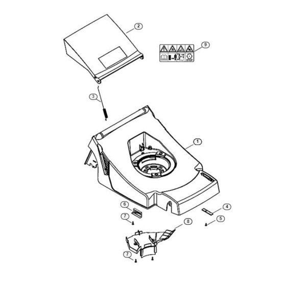 Housing for Viking MB 465 C