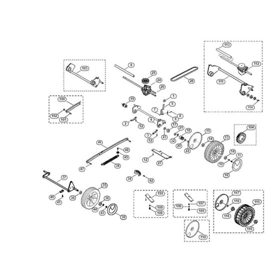 Chassis for Viking MB 505 E
