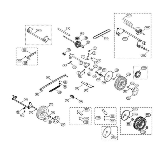 Chassis for Viking MB 505 KAT