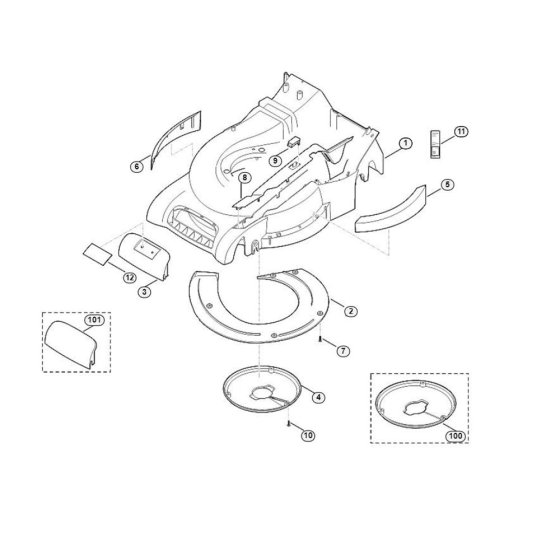 Viking MB 545.0 Housing