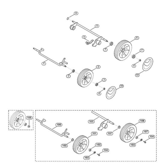 Chassis for Viking MB 545.0