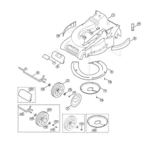 Front Axle Housing for Viking