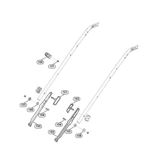 Handle Lower Part for Viking MB 545.0