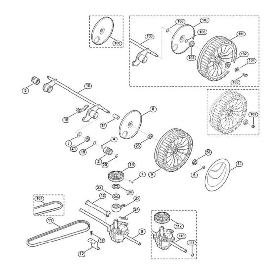 Shaft & Gear Box for Viking Mowers