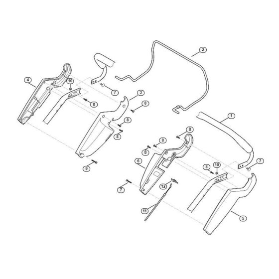Handle Upper Part for Viking MB 545.1
