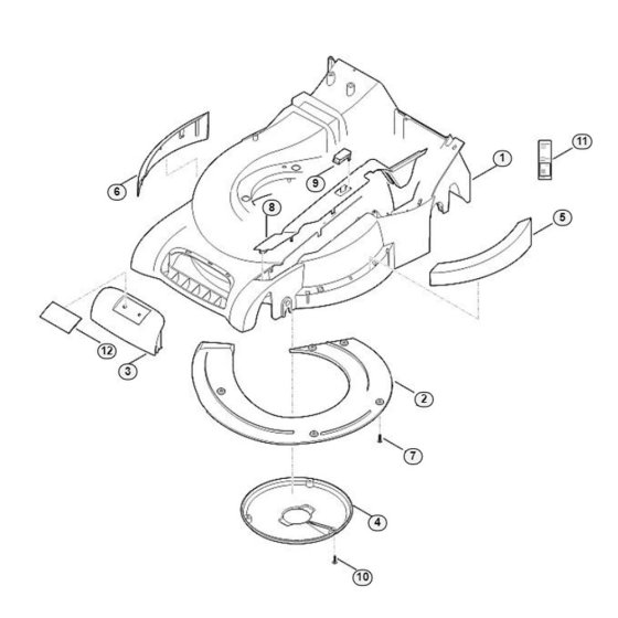 Housing for Viking MB 545.1
