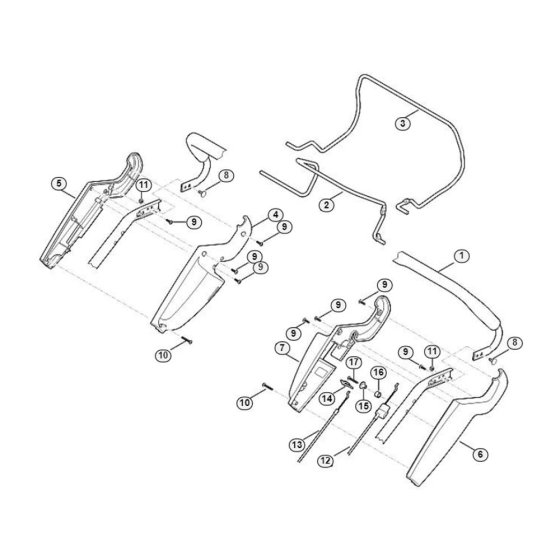 Handle Upper Part for Viking MB 545.1 T