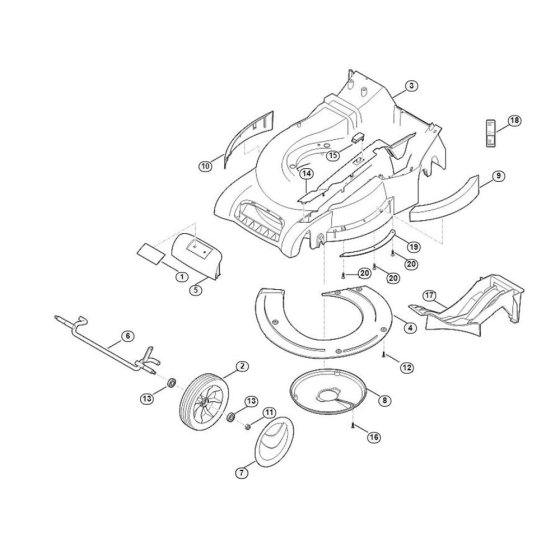 Front Axle Housing for Viking
