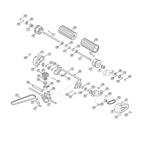 Drive Shaft for Viking MB 545.1 VR