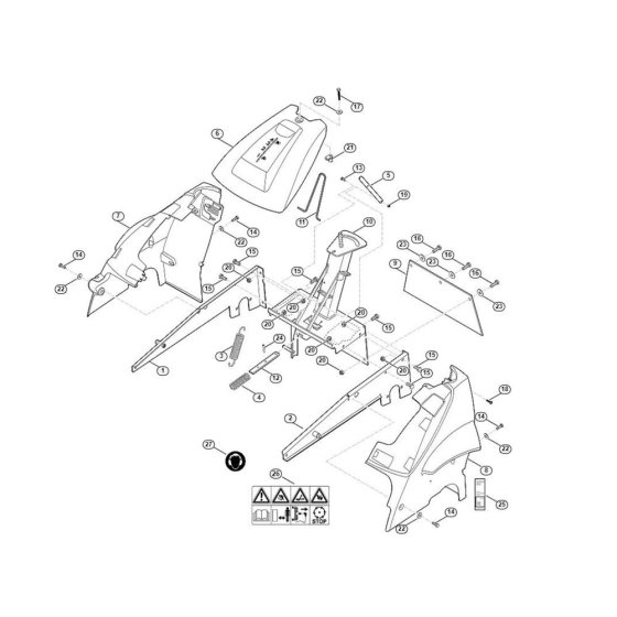 Frame for Viking MB 6.2 RH