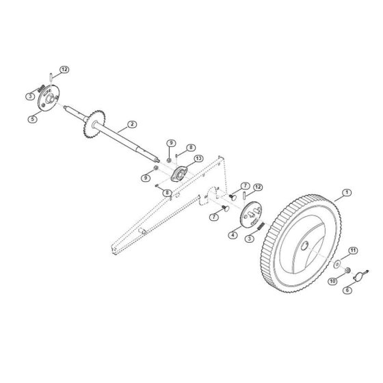 Rear Wheels for Viking MB 6.2 RH