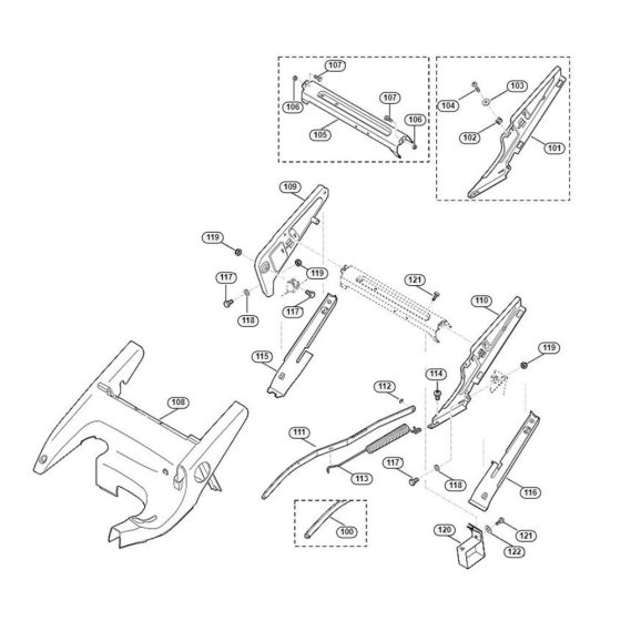 Front Axle Housing for Viking
