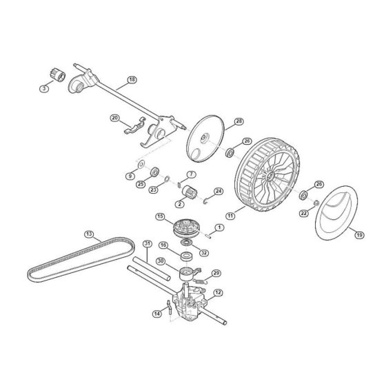 Shaft & Gear Box for Viking Mowers