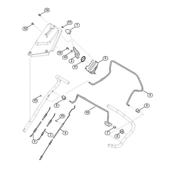 Handle Upper Part for Viking MB 650.3 V