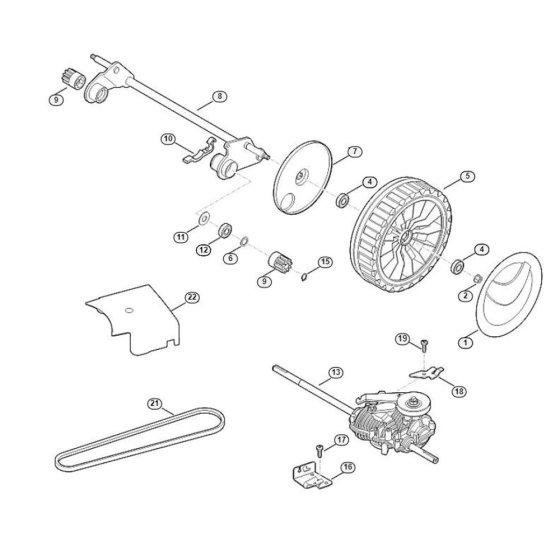 Drive Shaft for Viking MB 655.0 GM