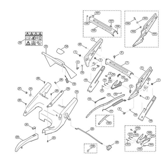 Frame for Viking MB 655.0 OS