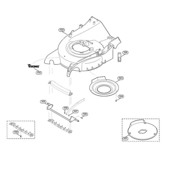 Housing Front Axle-1 for Viking