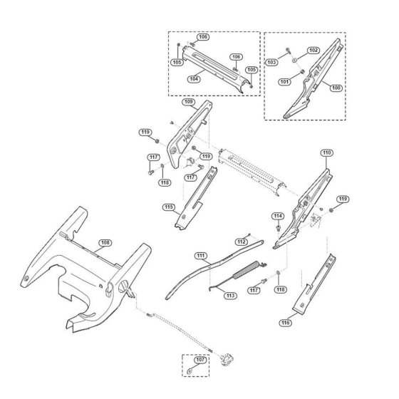 Frame, Front Axle for Viking Mowers