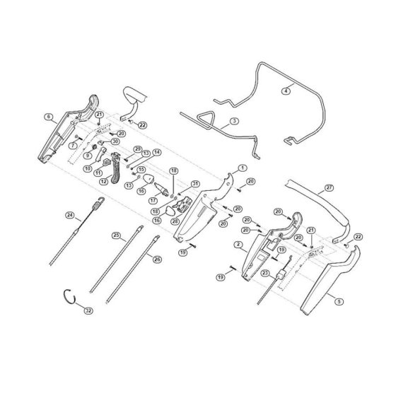 Handle Upper Part for Viking MB 655.2 RS