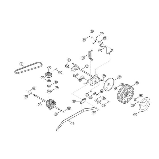 Shaft & Gear Box for Viking Mowers