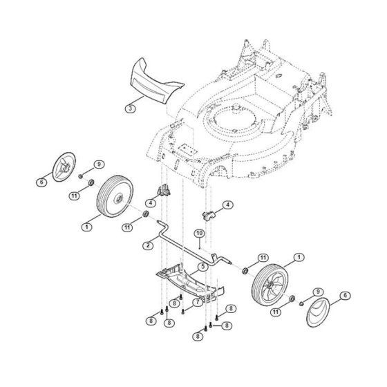 Front Axle Cover for Viking Mowers