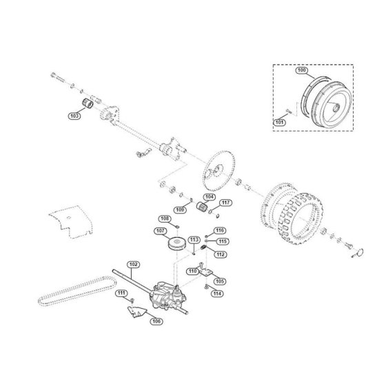 Drive Shaft for Viking MB 750.0 GK