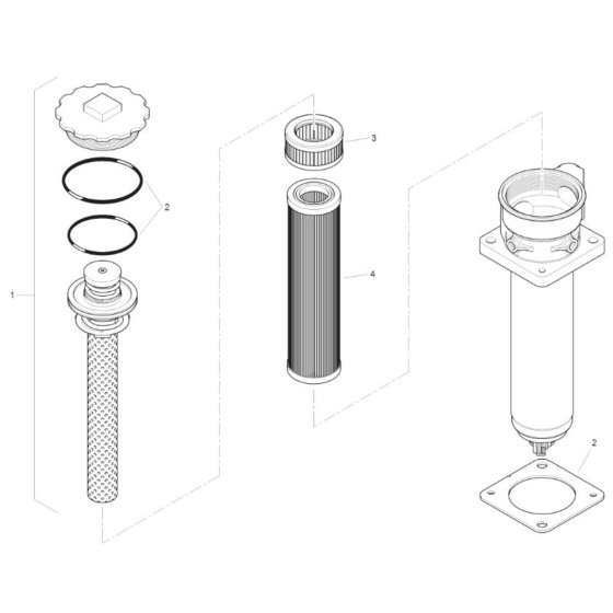 Hydraulic Tank Return Filter