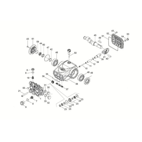 Pump Assembly for Belle MBX 08/120E+