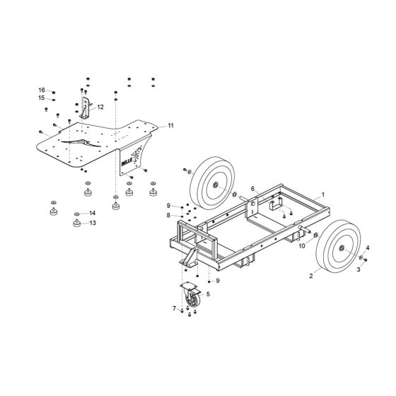 Chassis Assembly for Belle MBX 12/180