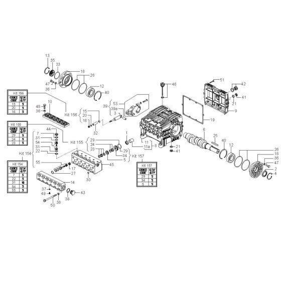 Pump Assembly for Nilfisk MC 10P