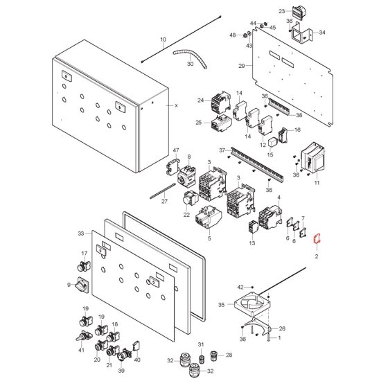 Electric Box Assembly for Nilfisk