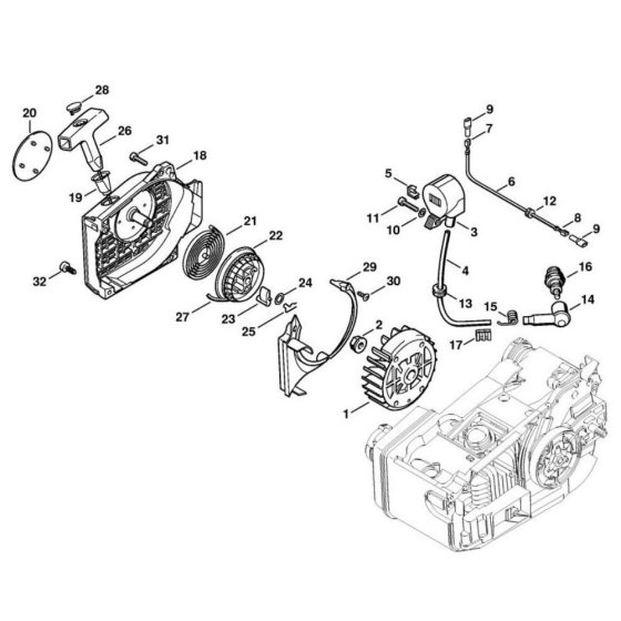 Ignition System for Stihl MC 200