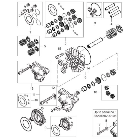 Cylinder Block for Nilfisk