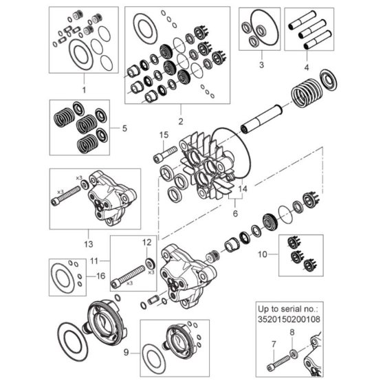 Cylinder Block for Nilfisk