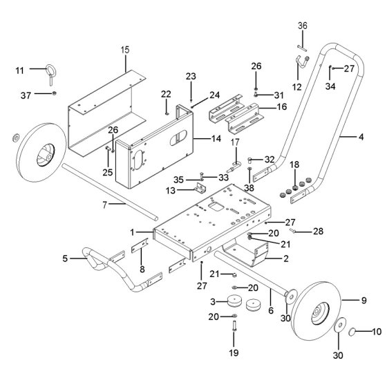 Chassis Assembly for Nilfisk