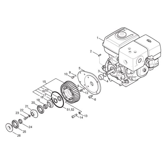 Motor Assembly for Nilfisk