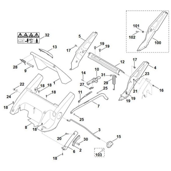 Frame Height Adjustment Assembly