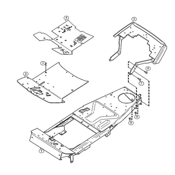 Frame for Stihl/Viking MF 480