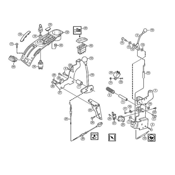 Controls for Stihl/Viking MF 860