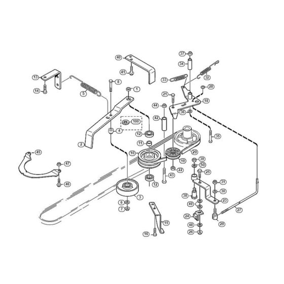 PTO Mowing Deck for MF 880